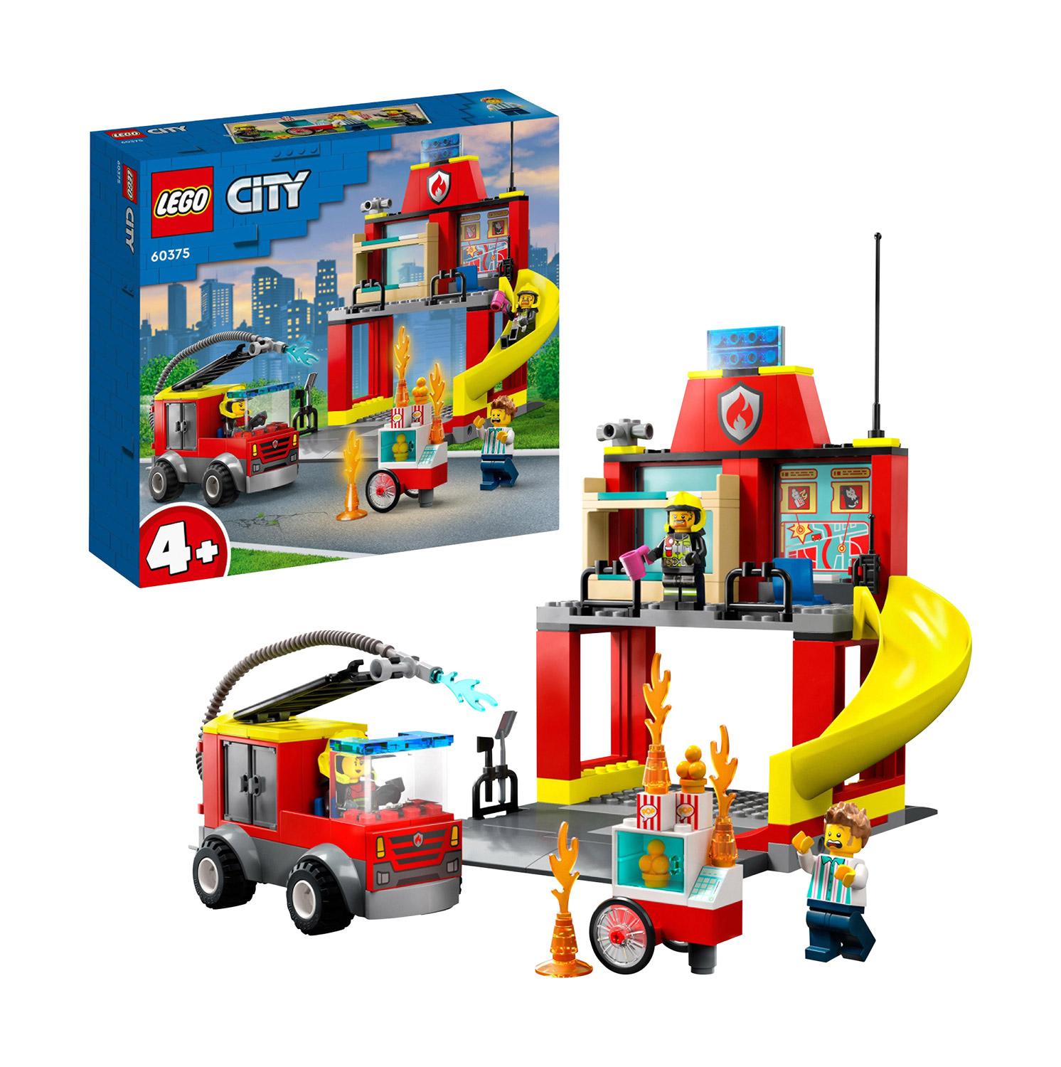 LEGO® City Feuerwehrstation und Löschauto
