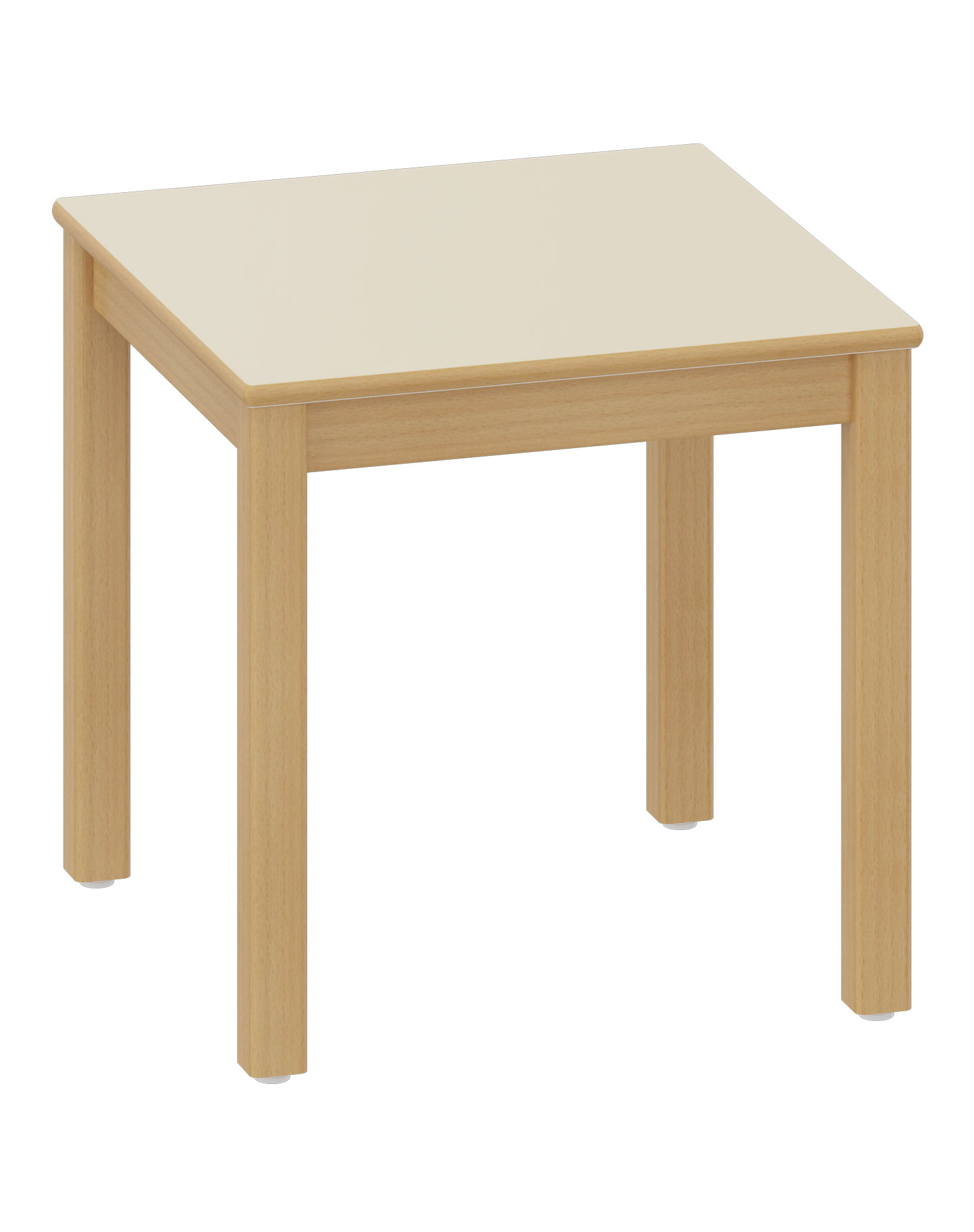 Quadrattisch 90 x 90 cm beige