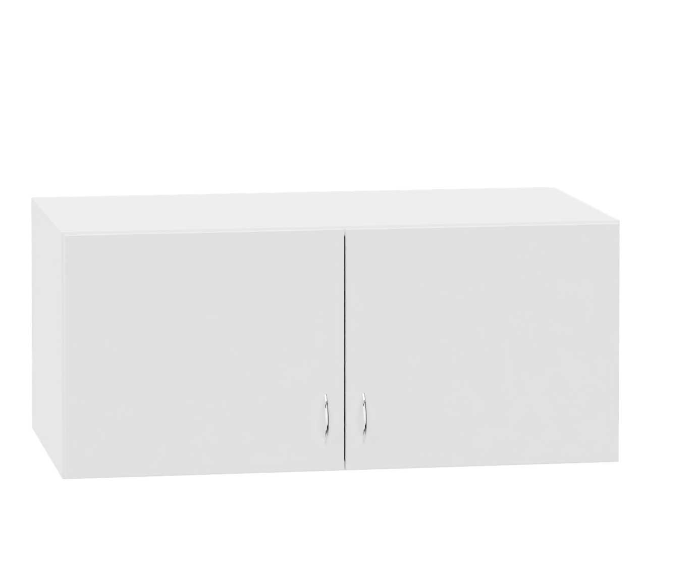 Aufsatzschrank für Liegepolster- und Deckenschrank Breite 115 cm, weiß Dekor