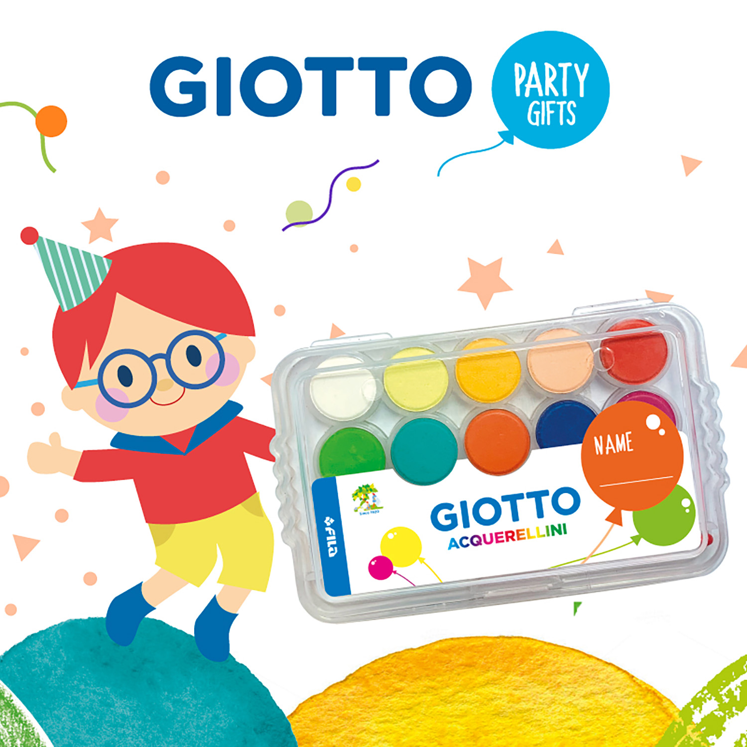 Giotto Acquerellini Party Set