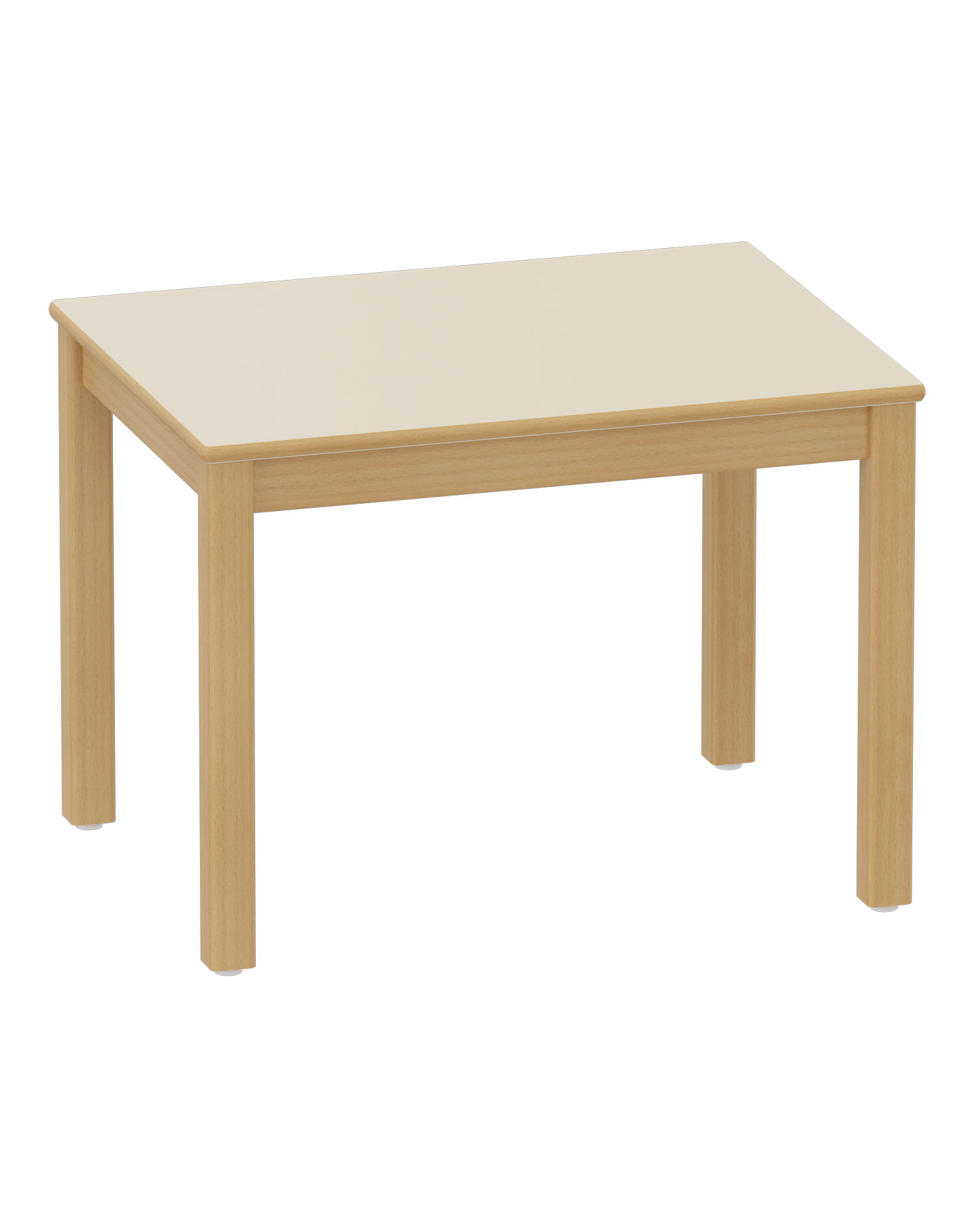 Quadrattisch 90 x 90 cm HPL-Schichtstoff beige