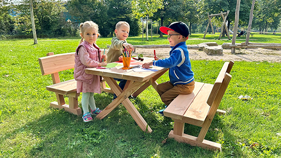 Kindergarten- Bank Bausatz