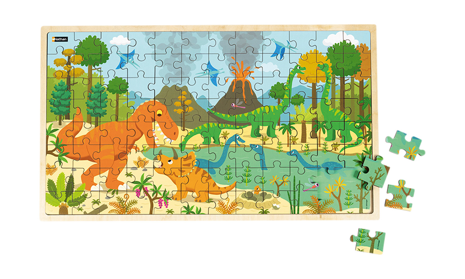 Riesenpuzzle Dinosaurier