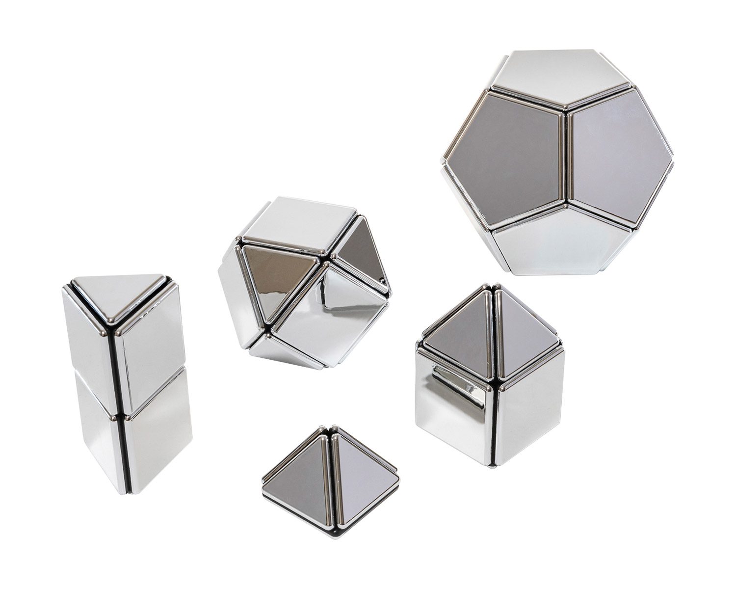Polydron magnetic mirror