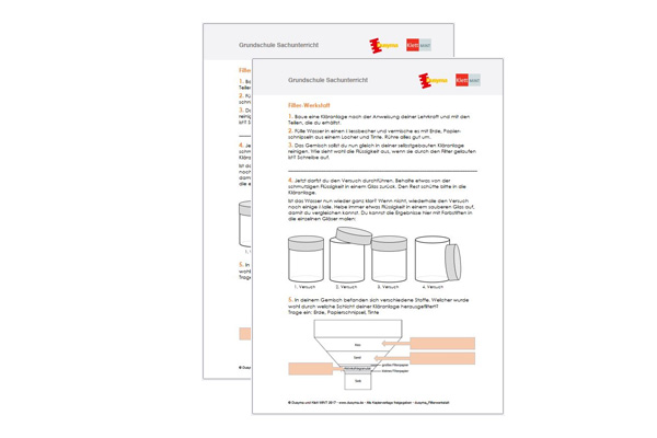 Filterwerkstatt Arbeitsblatt