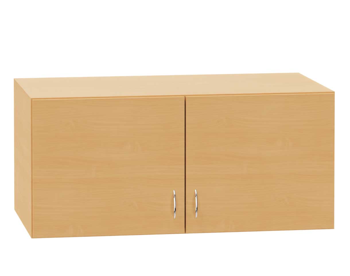 Aufsatzschrank für Liegepolster- und Deckenschrank Breite 110 cm, Buche Dekor