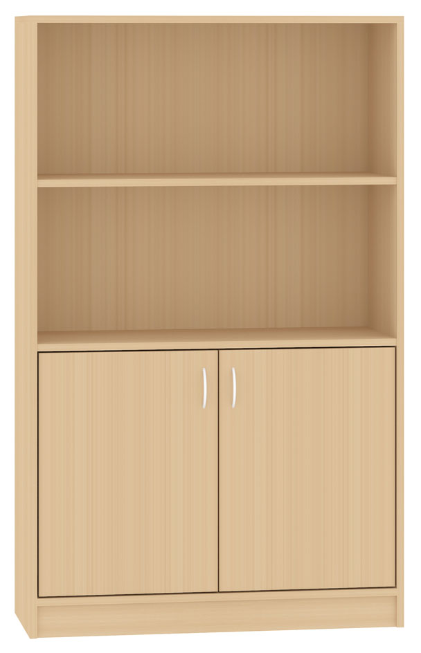 Schrank mit Türen und Regalteil, Breite 100 cm