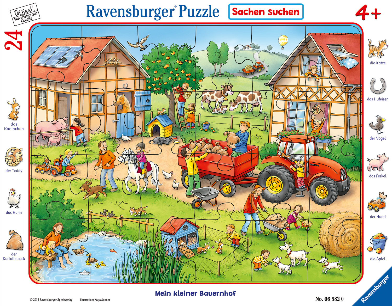 Rahmenpuzzle Mein kleiner Bauernhof